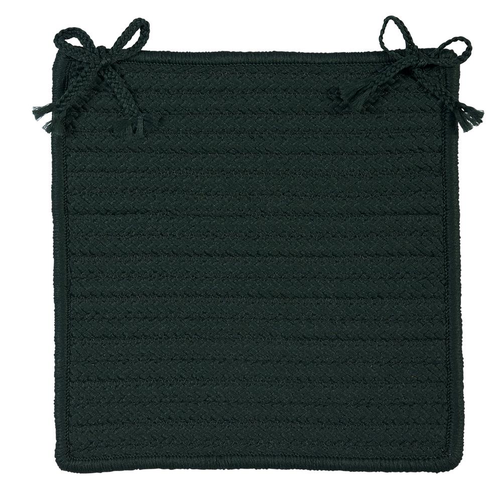 Colonial Mills H109A015X015SX Simply Home Solid - Dark Green Chair Pad (single)
